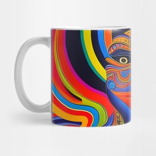 New World Gods (10) - Mesoamerican Inspired Psychedelic Art Mug